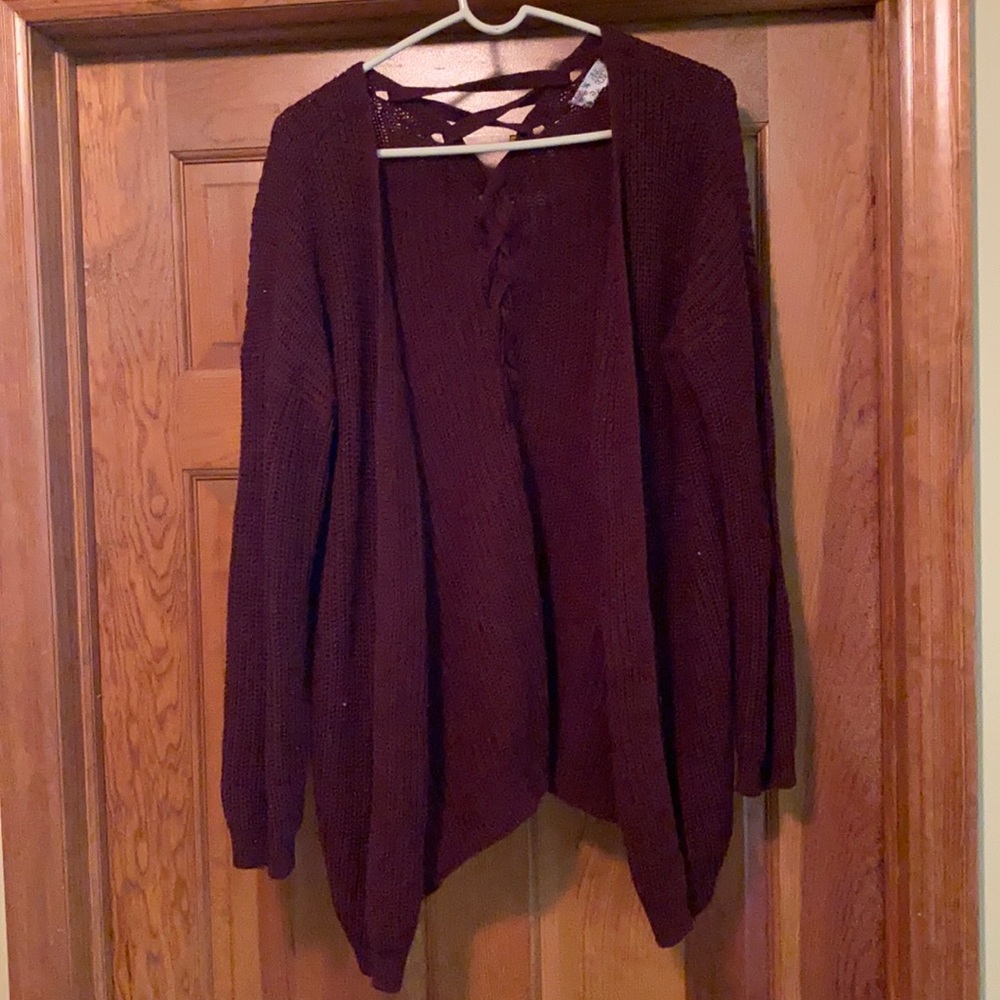 Pink rose cardigan